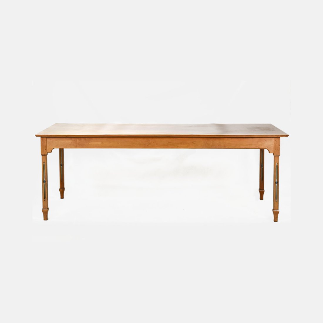 Bench Made Peter Kramer Modernist Dining Table: Some discoloration on top