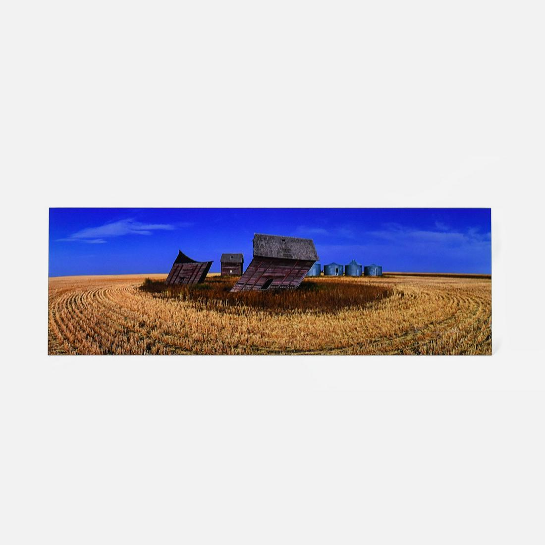 Lik, Peter Landscape Photograph on Acrylic "PRAIRIE SUMMER" 49/950: This very large original limited edition photograph on paper was mounted using highly refined acrylic, a process developed by Lik Galleries, and is one of about a dozen Peter Lik landscape photographs