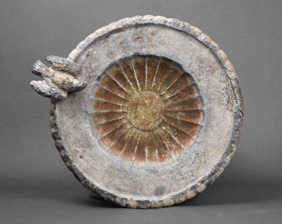 Antique 19thC Lead Metal Bird Bath Top Garden Decoration (1 of 8)