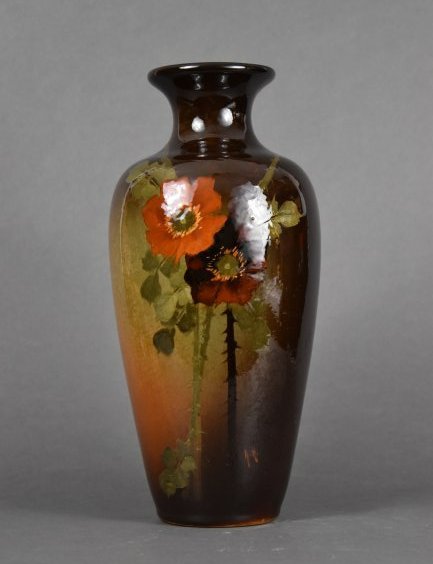 Big 15" Weller Louwelsa Vase Standard Glass Flowers by Albert Haubrich (1 of 14)