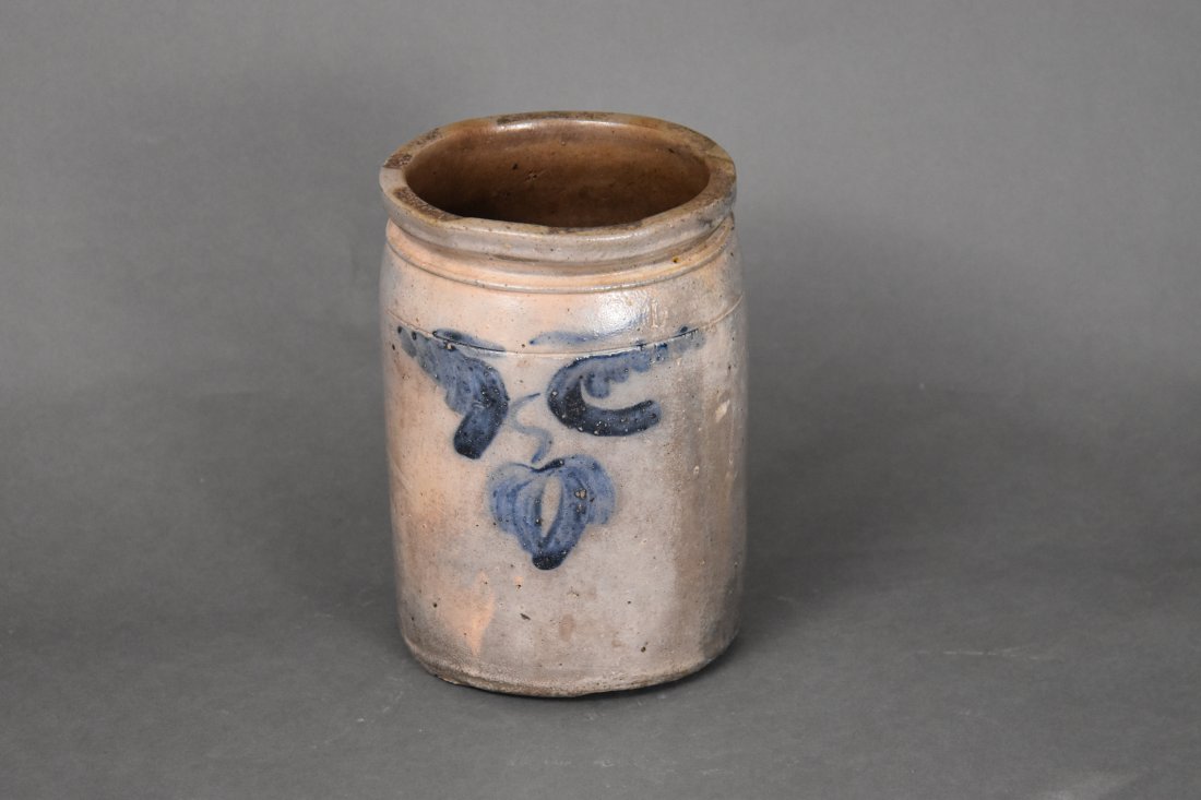 One Gallon Solomon Bell, Strasburg, VA Stoneware Crock Jar (1 of 10)