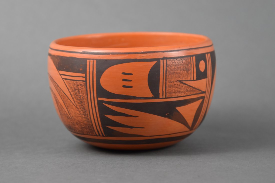 Sarah Collateta Hopi Tewa Native American Indian Pottery Bowl (1 of 8)