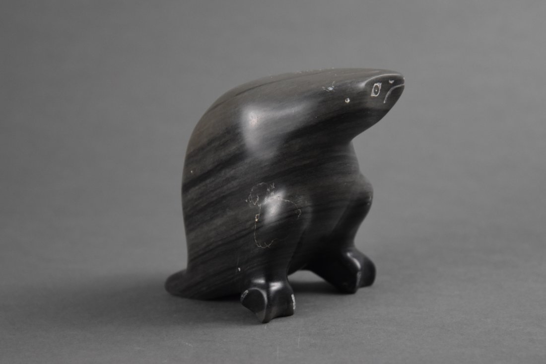 Inuit Native American Carved Soapstone Falcon (1 of 9)