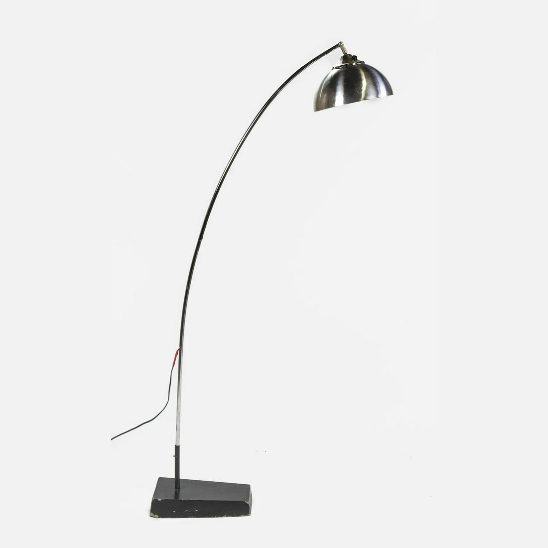 1960s Aluminum MCM Arch Metal Floor Lamp (1 of 9)