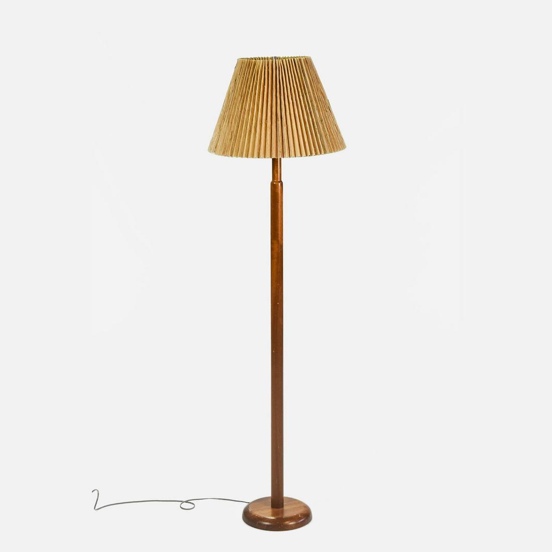 Danish MCM Modern Teak Wood Floor Lamp (1 of 5)