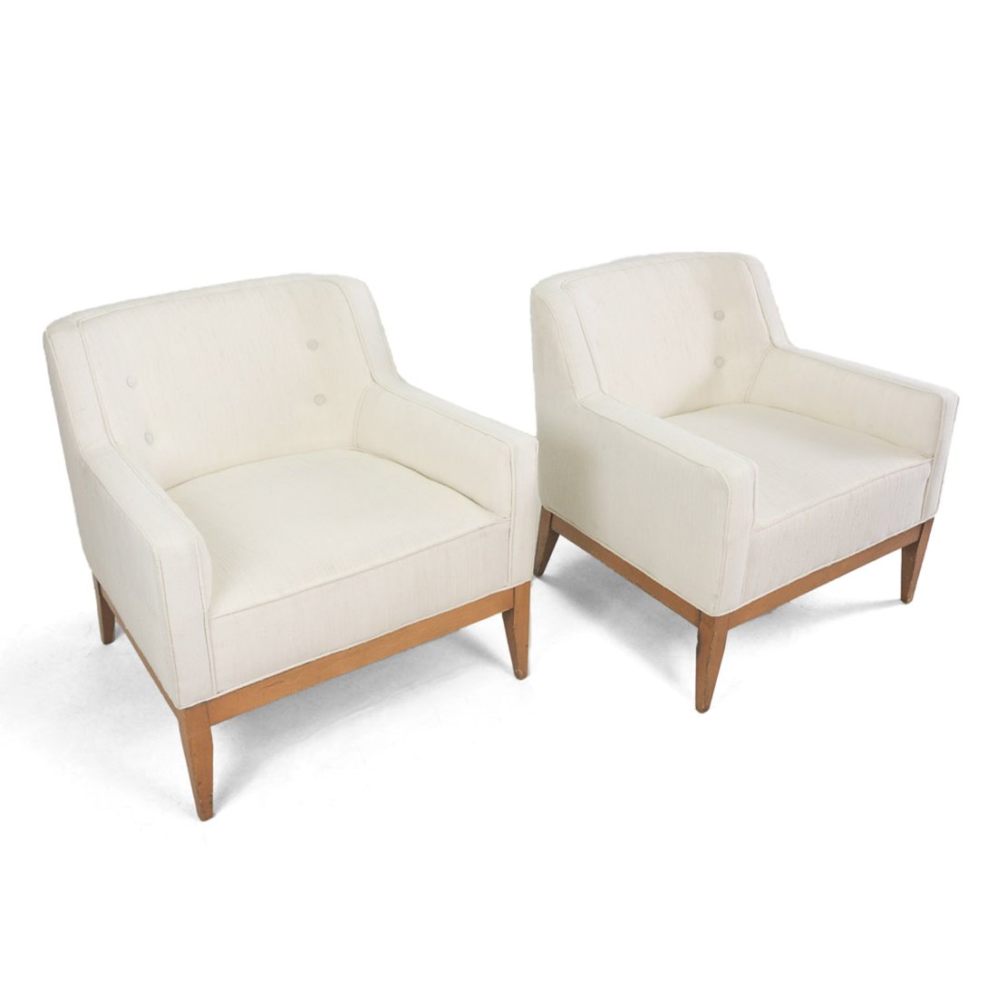 Pair of Mid Century Modern Milo Baughman Lounge Chairs: Pair of mid century modern Milo Baughman lounge chairs.