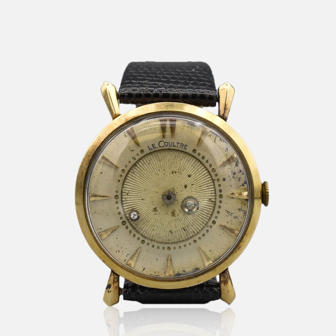 LeCoultre 14K Yellow Gold and Diamond Mystery Dial Wrist Watch (1 of 12)