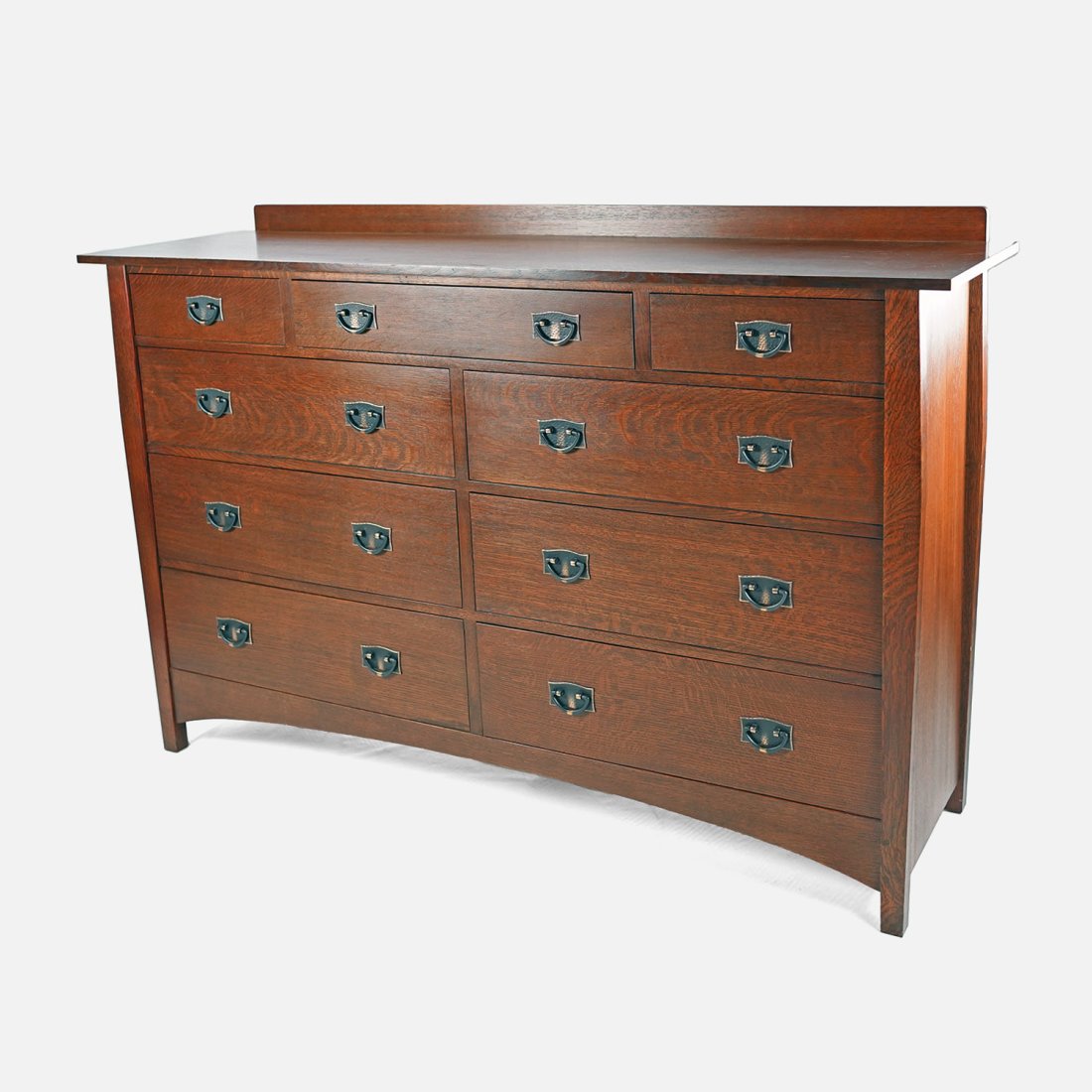 Stickley Mission Oak Arts & Crafts Harvey Ellis Collection 9 Drawer Chest Dresser #32 (1 of 9)