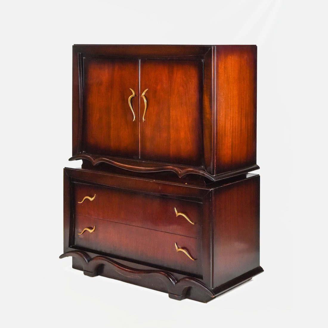 TALL CHEST  Hollywood Regency Style MCM (1 of 6)