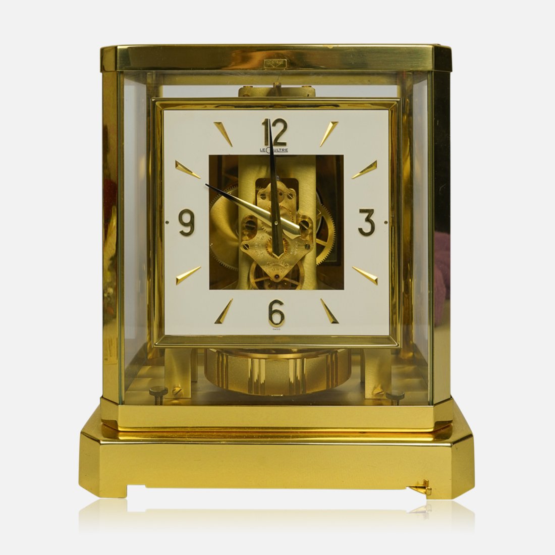 Clean Vintage LeCoultre Atmos 528-8 Mantle Clock (1 of 9)