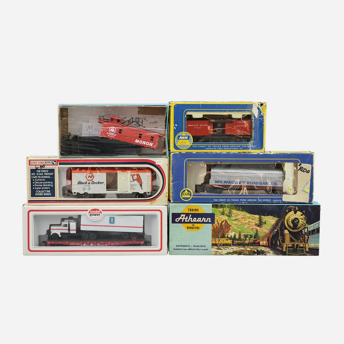 Six Various Brand Model HO Trains Athearn AHM Model Power (1 of 17)