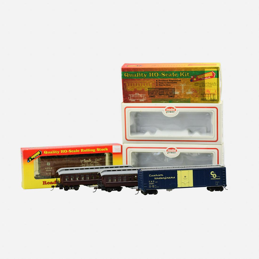 Four Various Brand Model HO Trains Model Power Roundhouse (1 of 13)