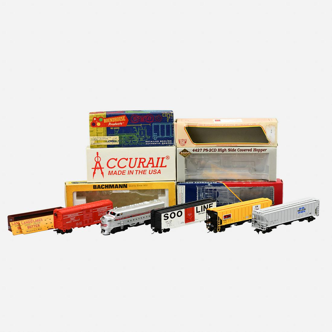 Six Various Brand Model HO Trains Accurail  Proto 2000 Branchline Bachmann (1 of 20)