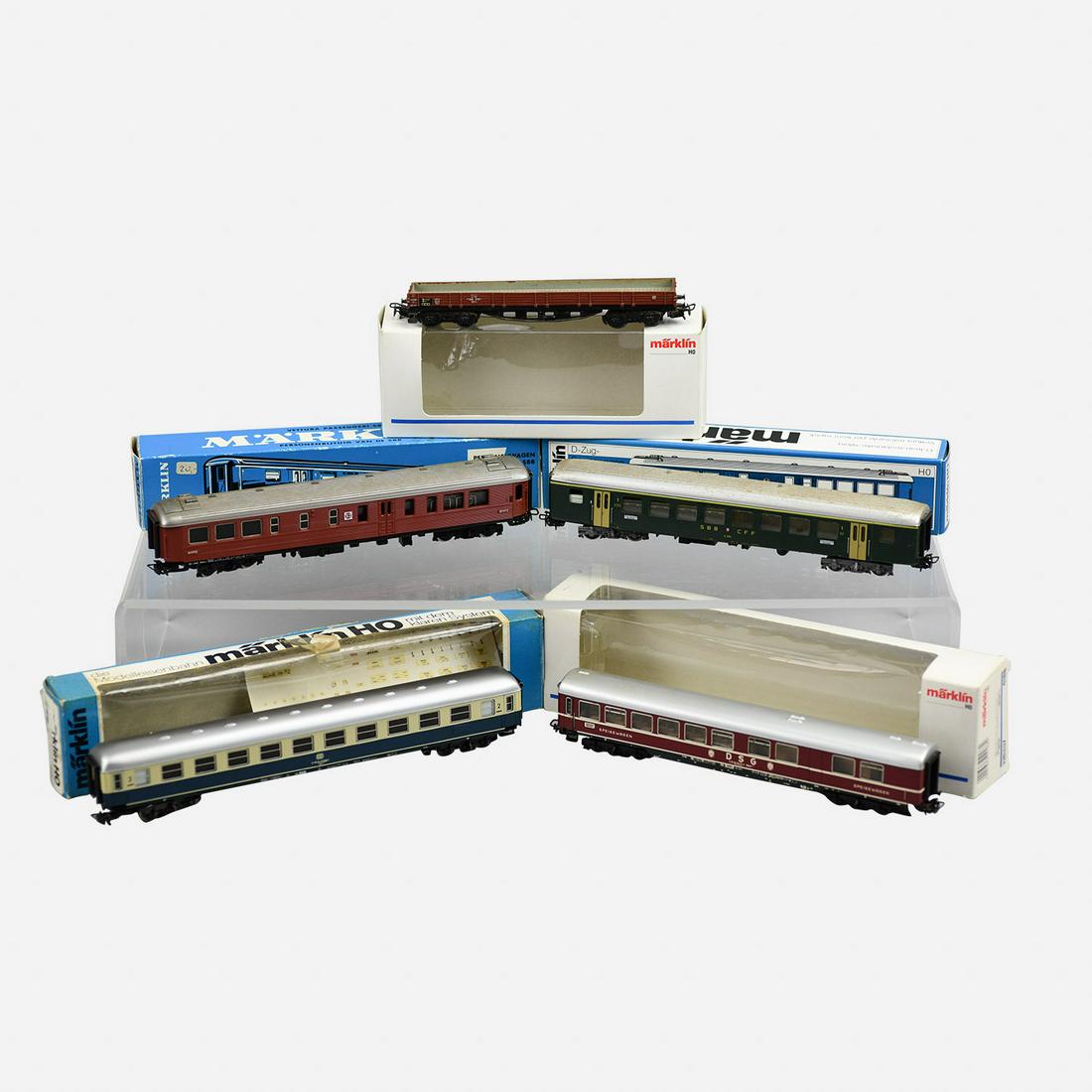 Five Marklin German HO Scale Model Trains (1 of 19)