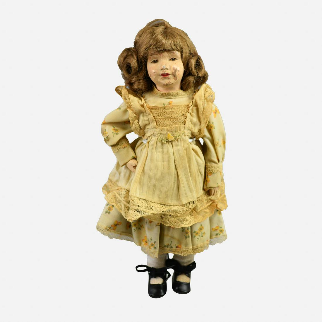 Antique 15 Inch Wooden Schoenhut Doll Fully Jointed Pat Jan 17 1911 (1 of 16)