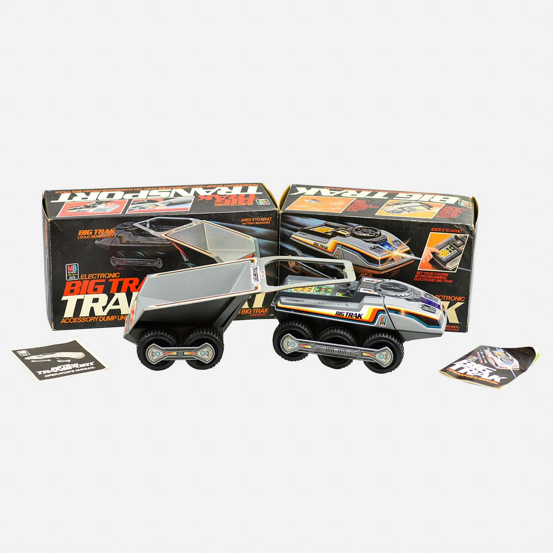 1979 Milton Bradley Big Trak Programmable Electric Tank w/ Transport Dump & Original Boxes (1 of 6)
