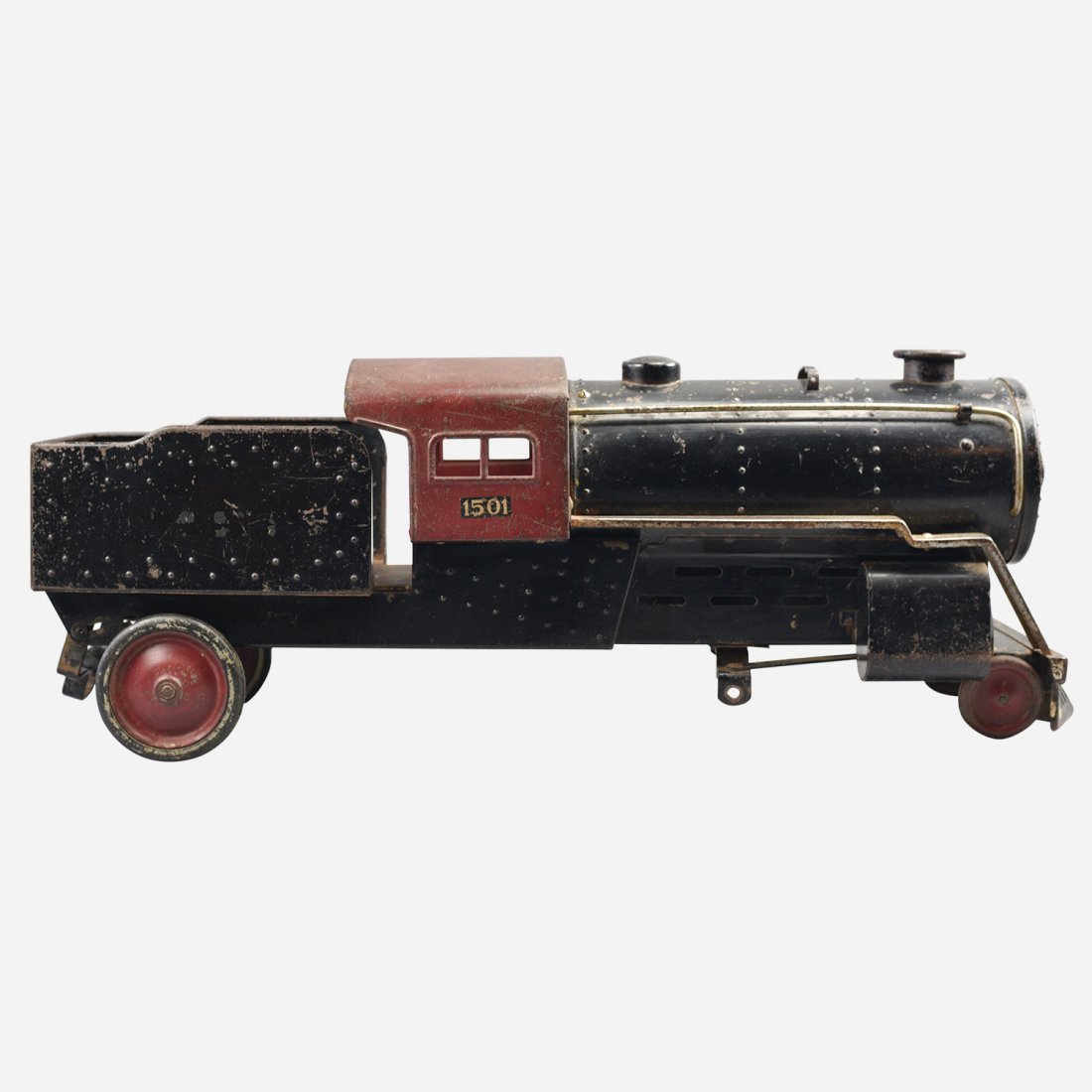 Antique Steelcraft Ride On Pressed Steel Train 28" Erie 1501 Dec 04, 2022 Ararity