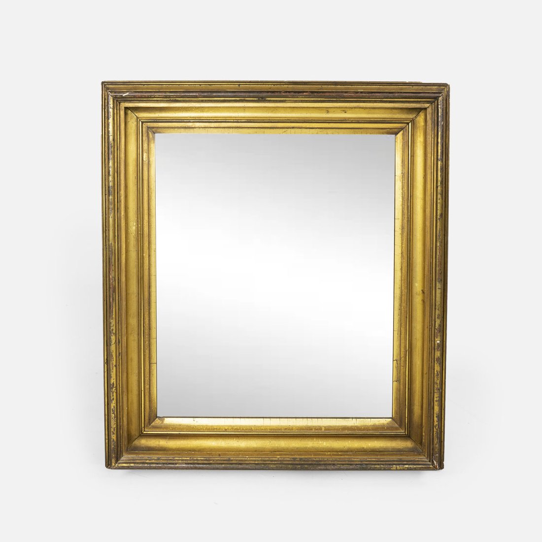 Large Antique 19thC Rectangular Gilt Wood Mirror or Painting Frame (1 of 10)