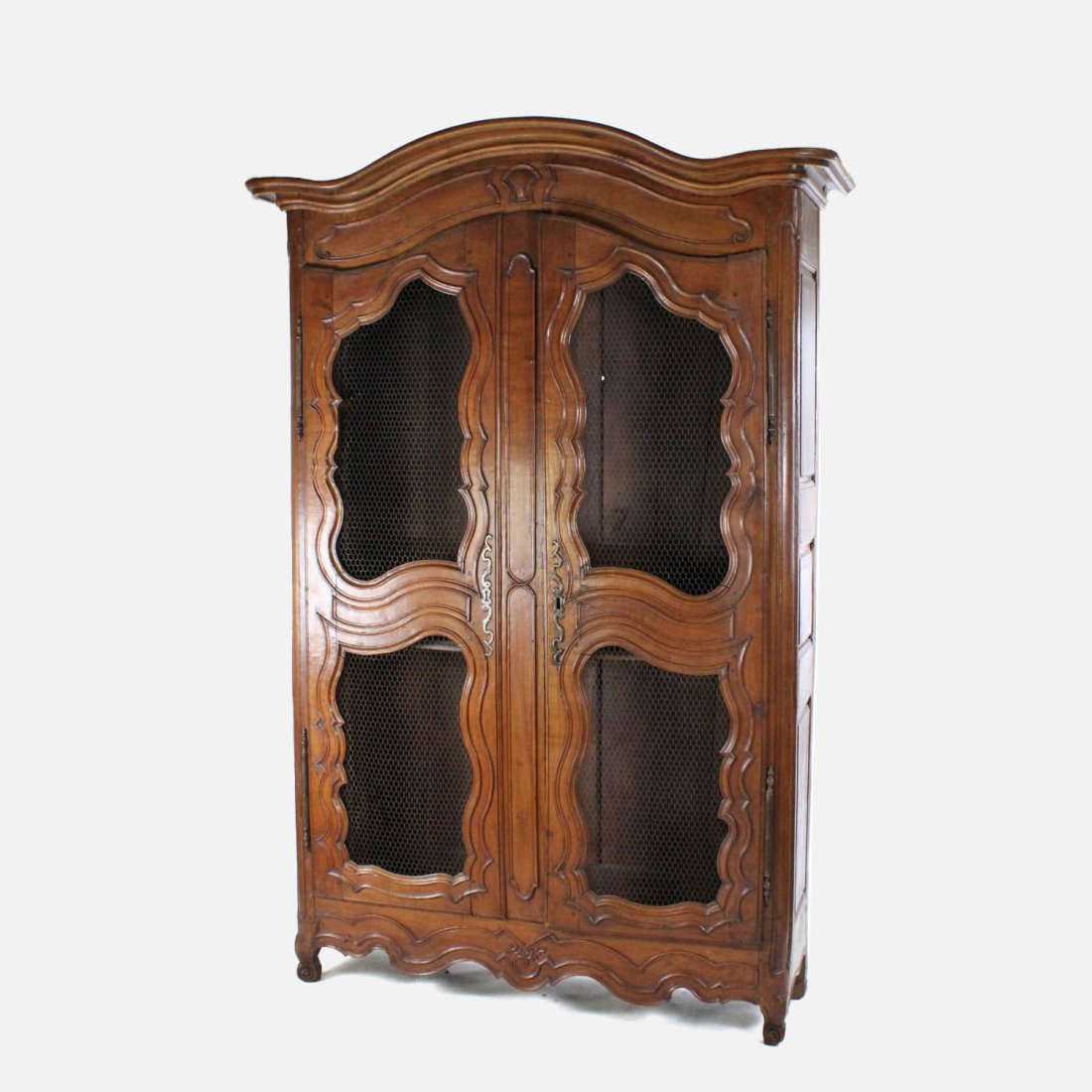 Antique 19thC European Two-Door Monumental Armoire Wardrobe Cabinet (1 of 13)