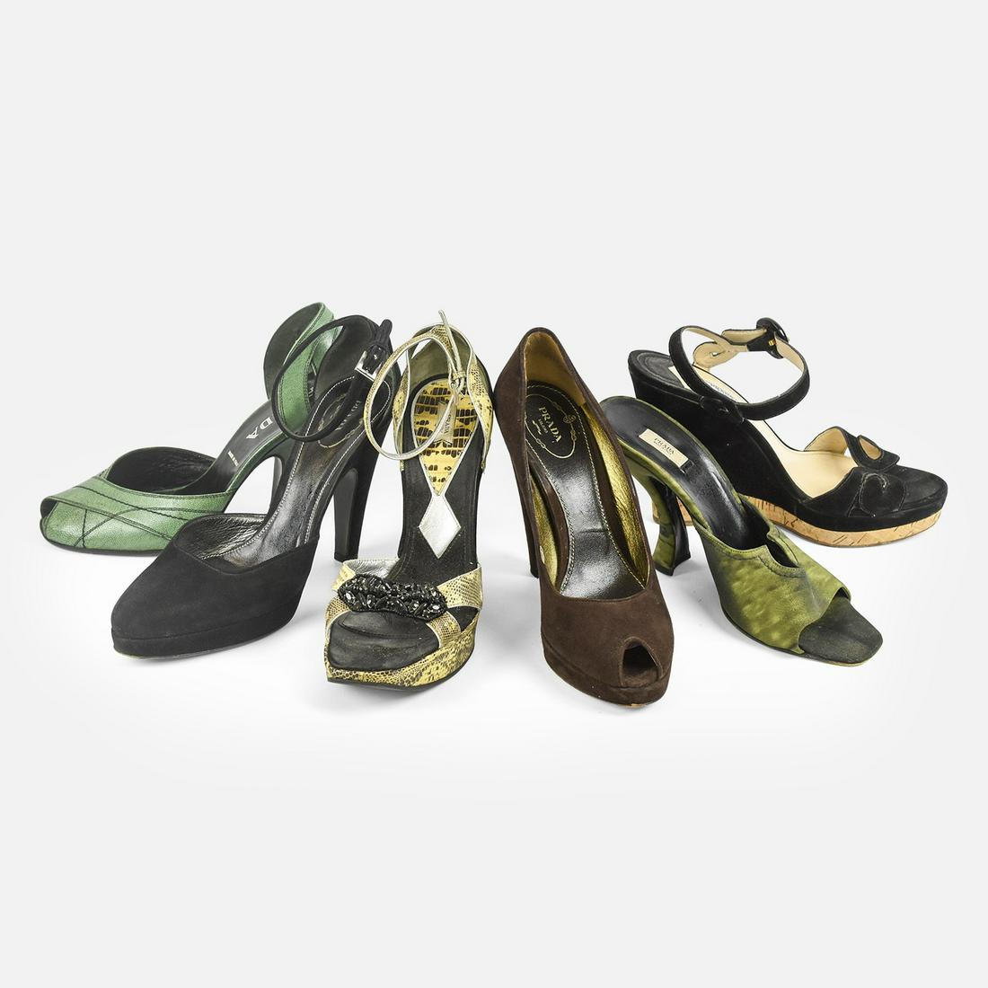 PRADA Heels Six Pairs Sizes 39.5 and 40 (1 of 20)