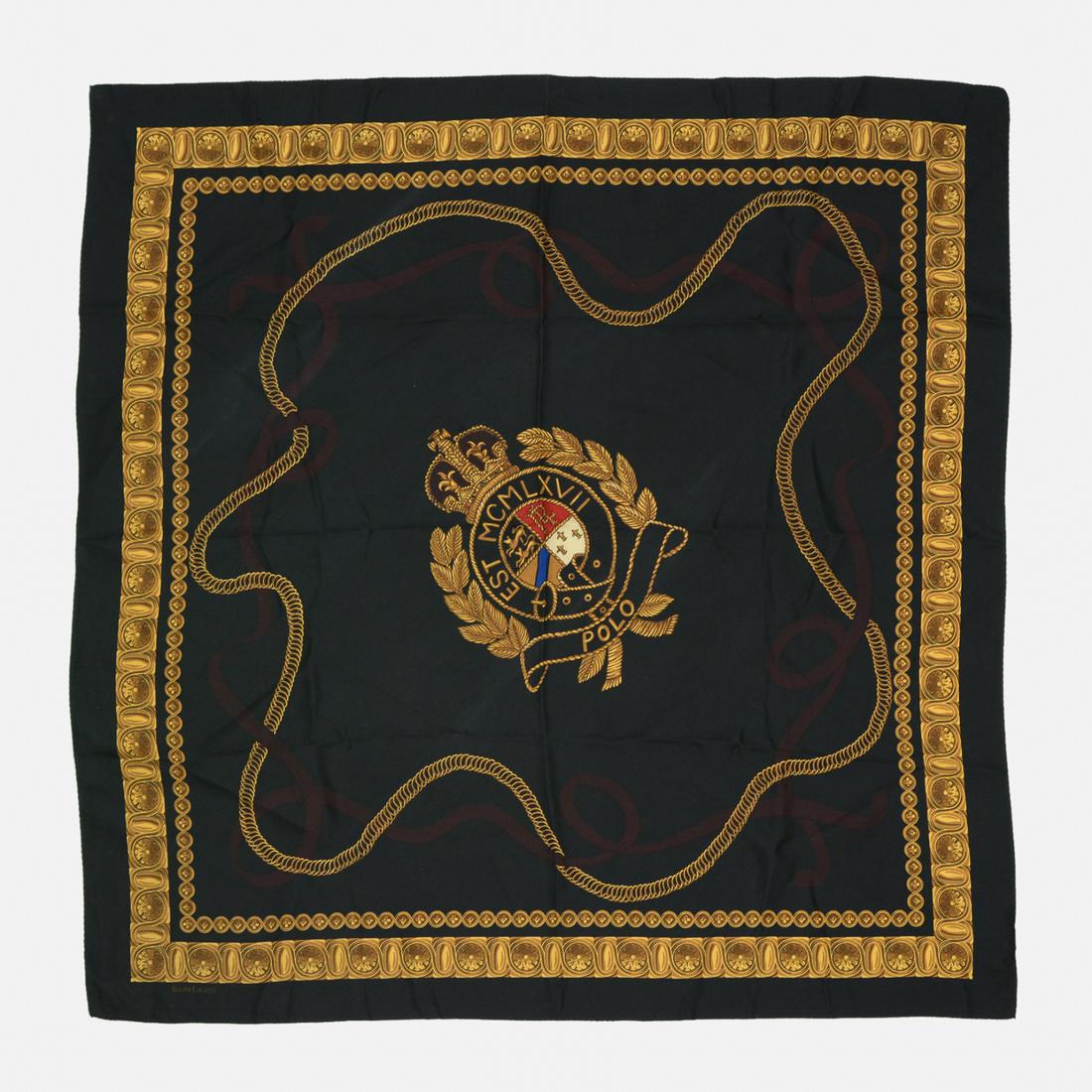 RALPH LAUREN Equestrian Silk Scarf (1 of 5)