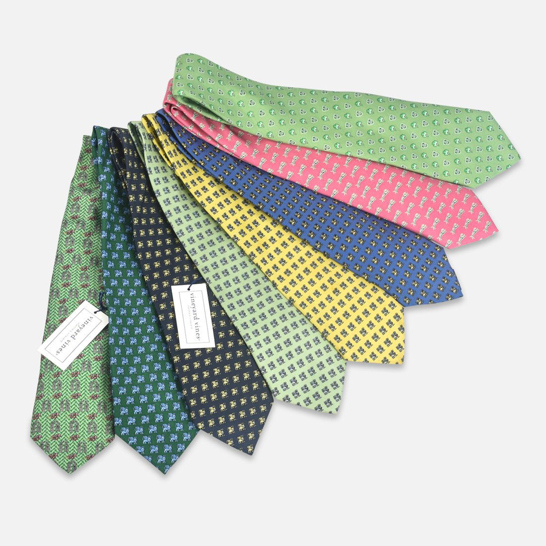 VINEYARD VINES Eight Silk Ties (1 of 7)