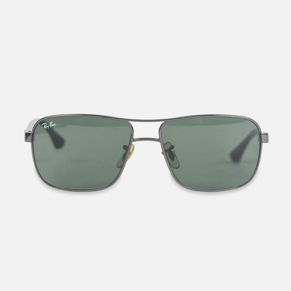 RAY BAN RB3516 Black Sunglasses: Made in Italy.