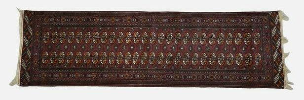 Vintage Wool Balouchi Oriental Rug 2'8 1/2" x 9' (1 of 9)