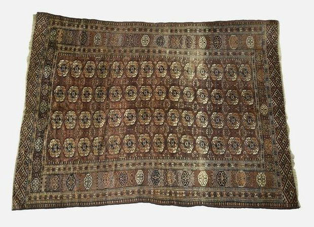 Vintage Wool Balouchi Oriental Rug 8'10" x 6'7" (1 of 9)