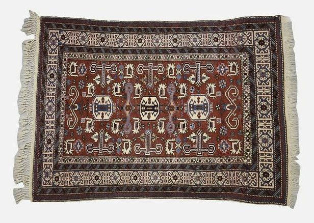 Vintage Wool Hamadan Persian Oriental Rug 5'1 1/2" x 3'10" (1 of 9)