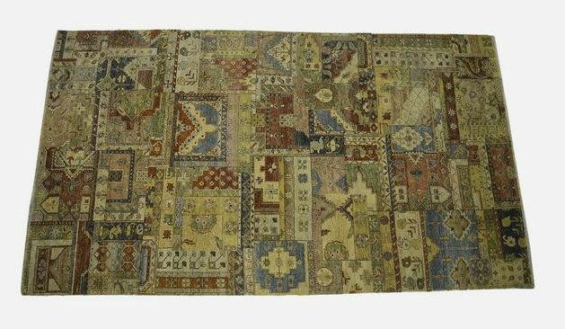 Large and Rare Vintage Wool Persian Bakhtiari Sampler Rug Carpet 15'9" x 9' (1 of 10)