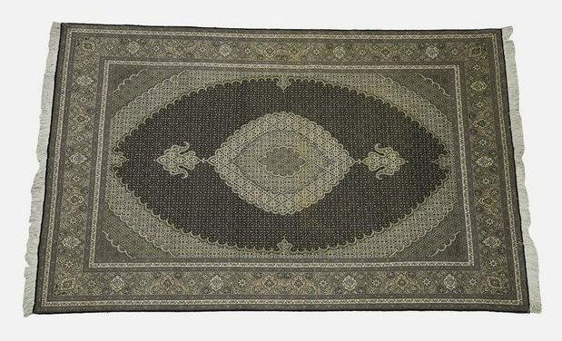 Vintage Wool Persian Tabriz Oriental Rug Carpet 10'2" x 6'5" (1 of 9)