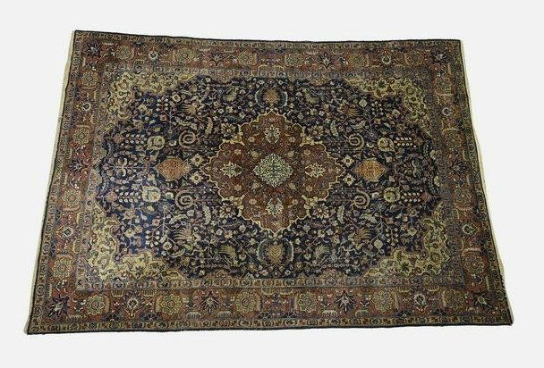 Fine Wool Persian Heriz Hand Knotted Carpet 11'2" x 8'1" (1 of 9)