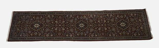Vintage Wool Persian Heriz Rug Runner 11'7" x 2'11" (1 of 9)