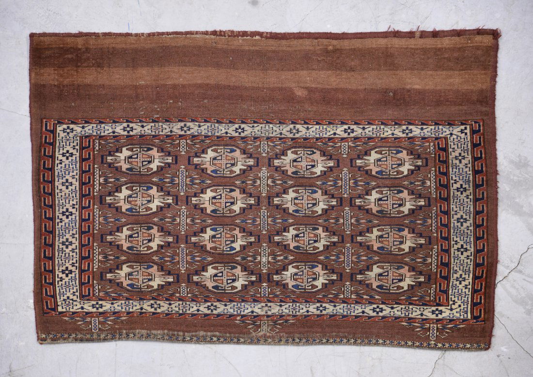 Vintage Wool Balouchi Oriental Rug Tent Flap 4' x 2'8" (1 of 10)