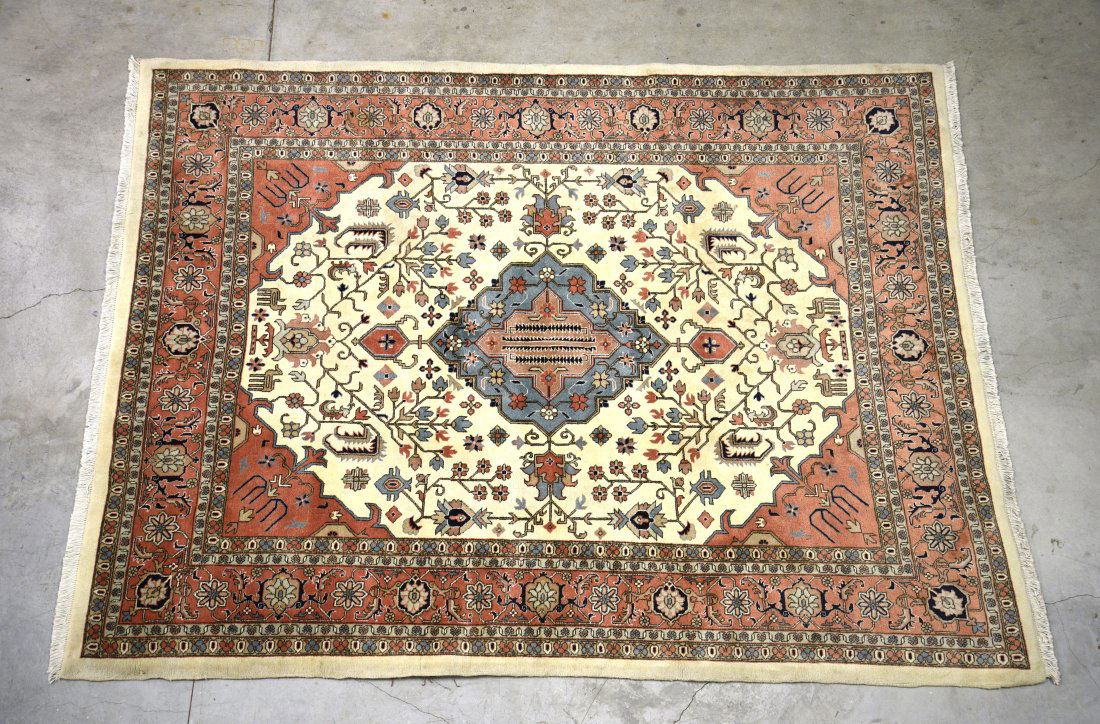 Fine Wool Tabriz Oriental Rug Carpet 10'8" x 8'1" (1 of 9)
