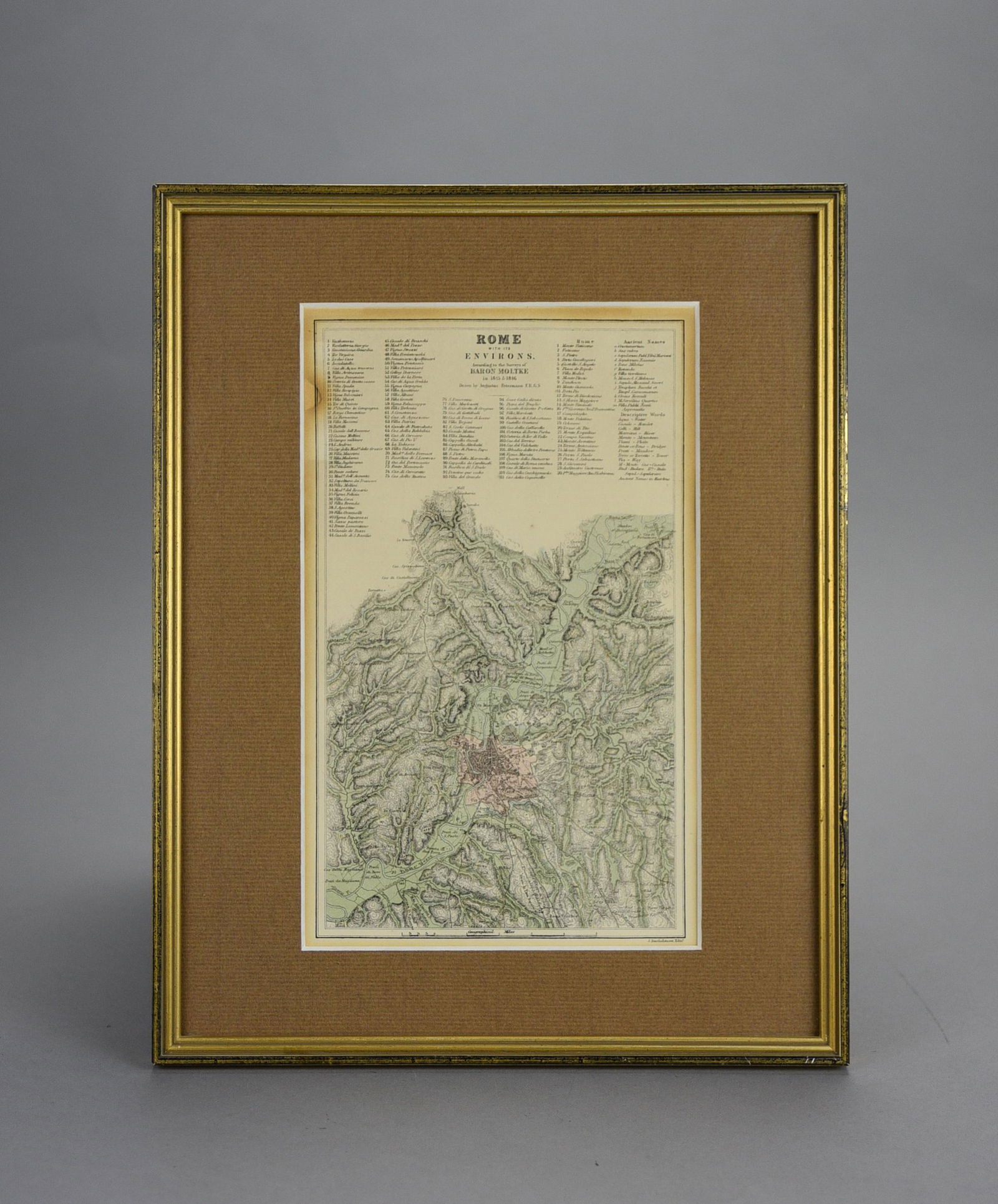 "Rome with its Environs" by Augustus Peterman. Edinburgh: J. Bartholomew, Ca. 1880s (1 of 8)