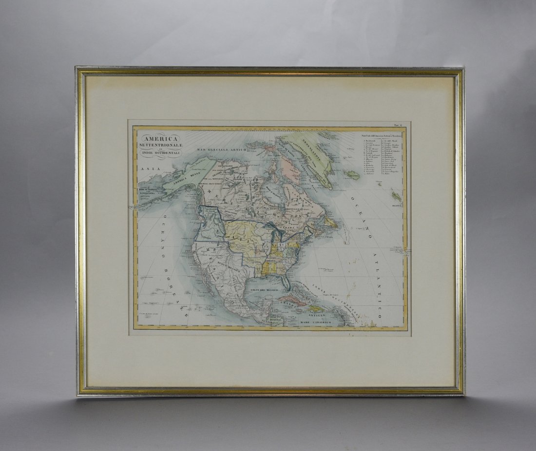 "America settentrionale ed Indie Occidentali" Ca. 1815. (1 of 6)