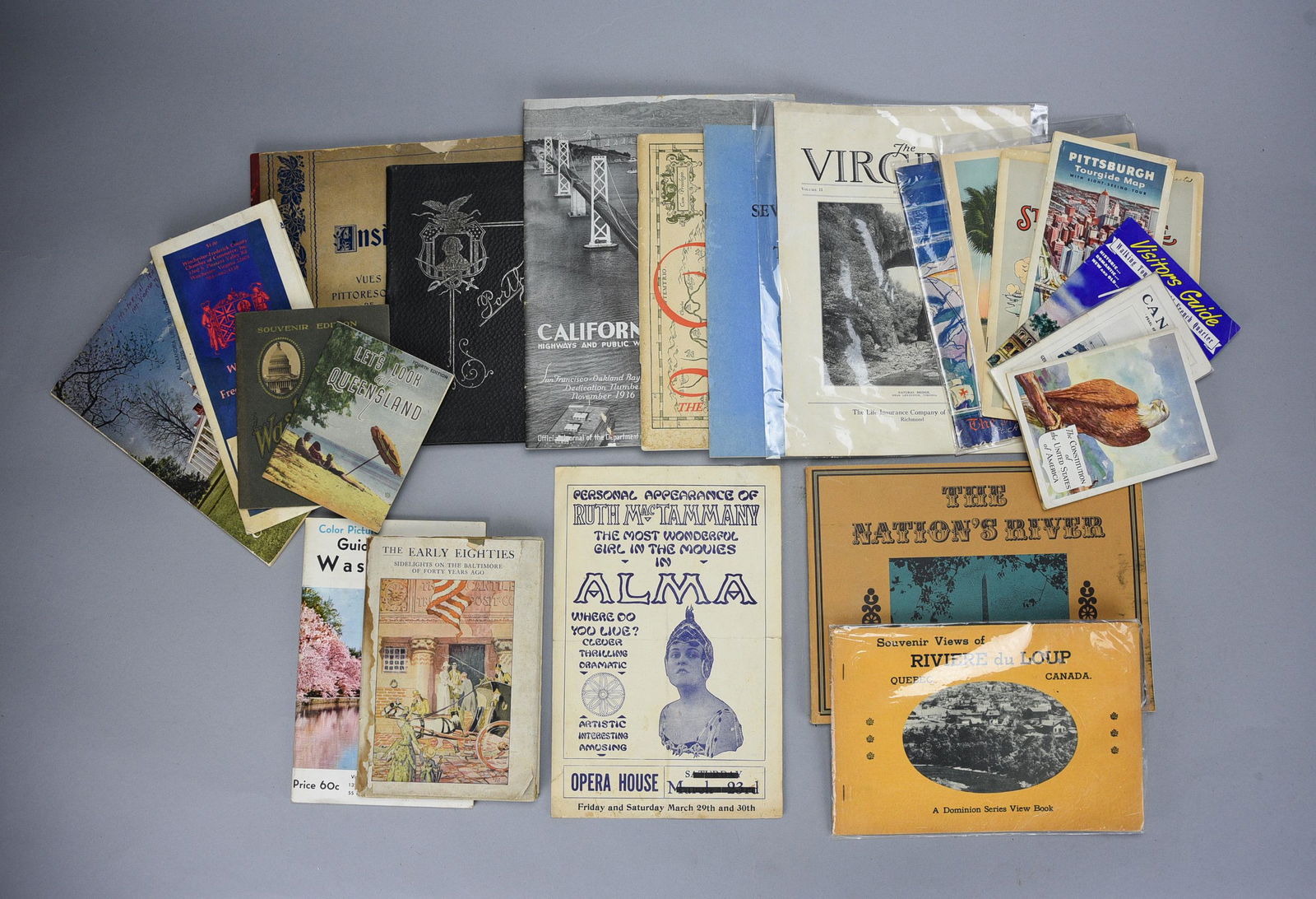 State Travel Ephemera Paper Lot (1 of 5)