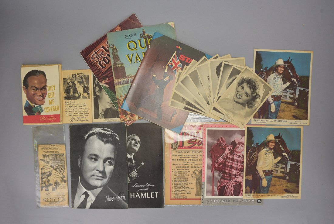 Quo Vadis Movie Star Hollywood Ephemera Paper Lot (1 of 2)