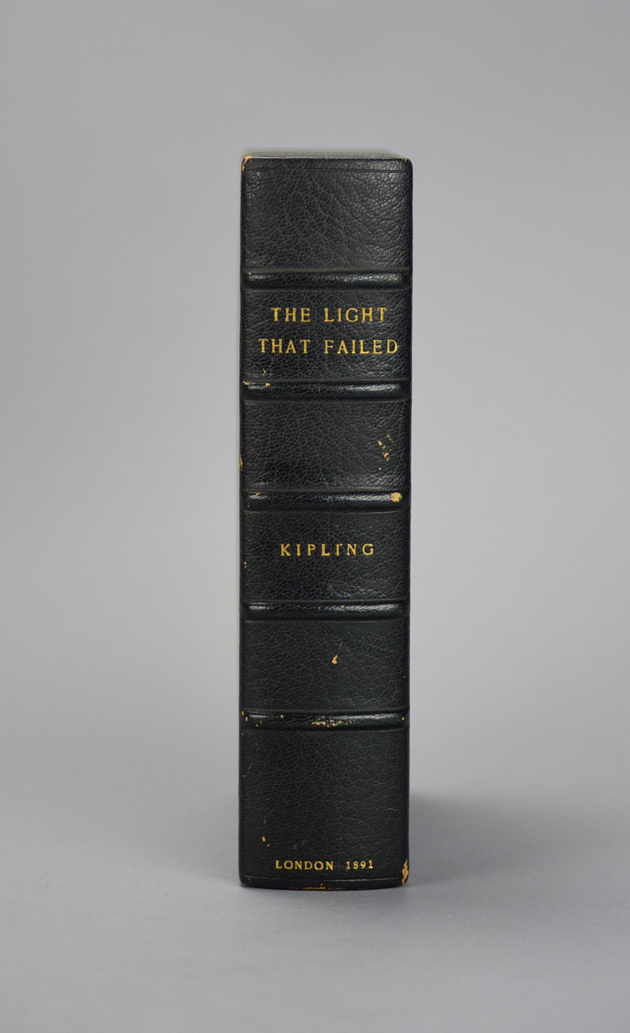 The Light that Failed by Rudyard Kipling. First Edition. London: Macmillan and Co., 1891 (1 of 18)