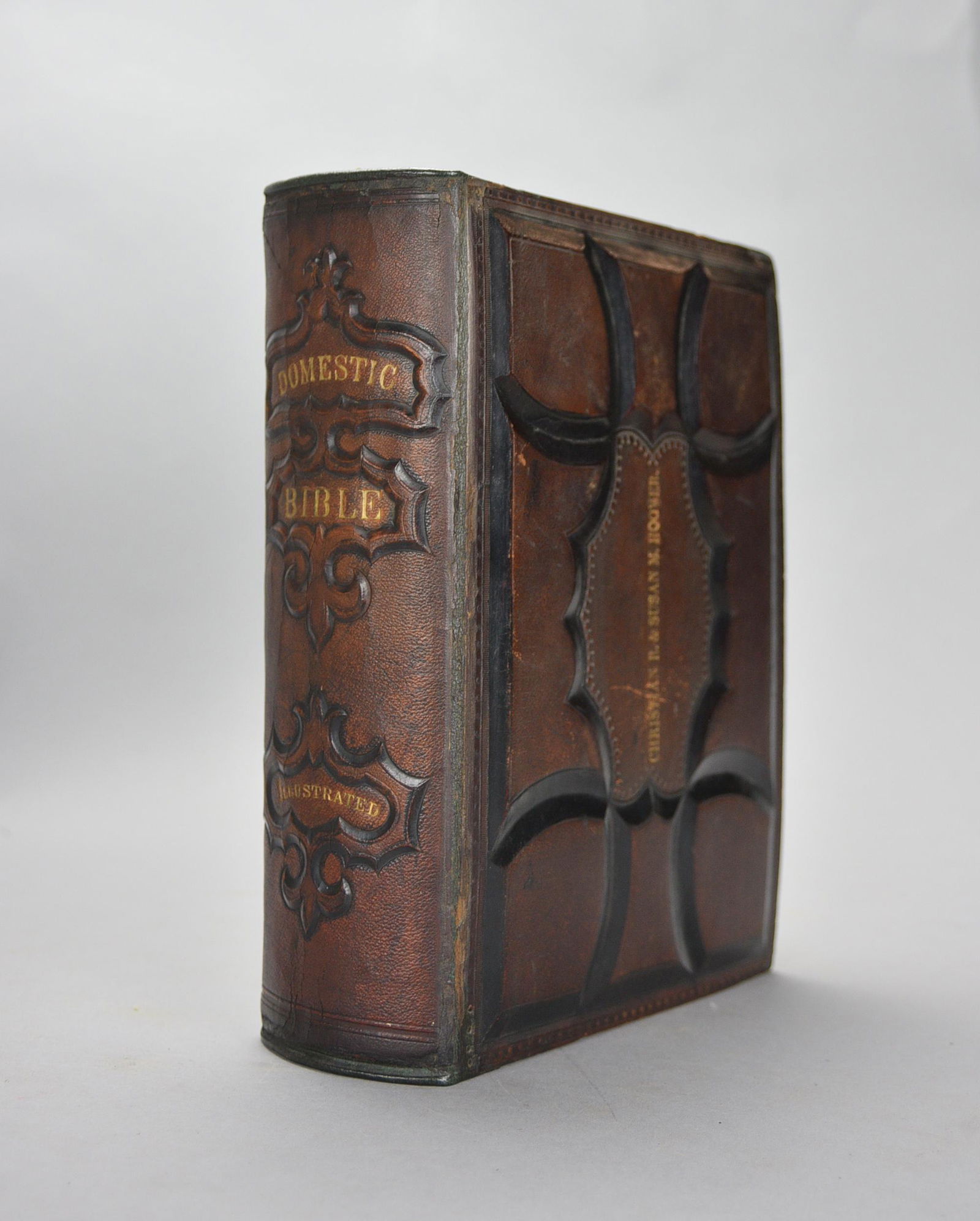 THE ILLUSTRATED DOMESTIC BIBLE by Rev. Ingram Cobbin. Hartford: Case, Lockwood and Brainard, 1870 (1 of 14)