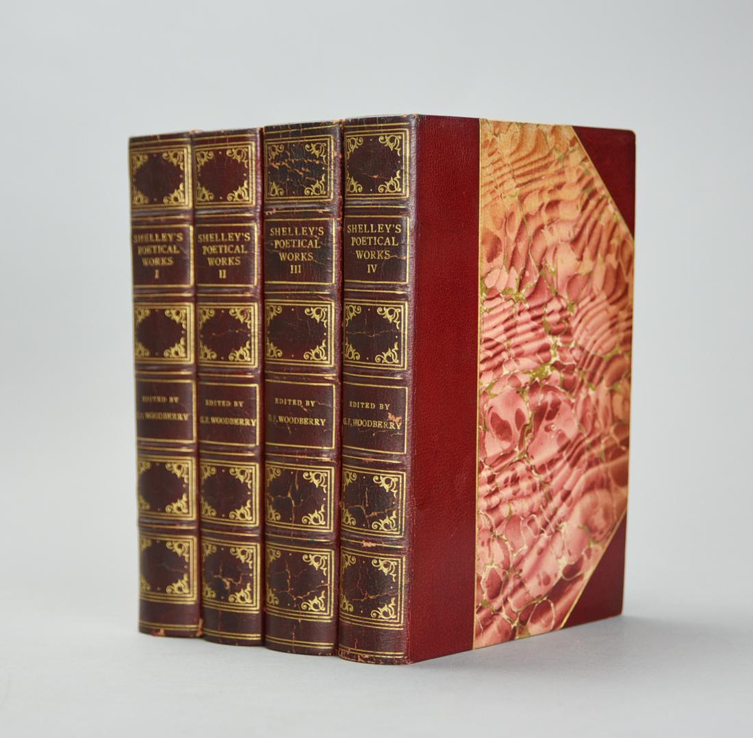 THE COMPLETE POETICAL WORKS OF PERCEY SHELLEY. Centenary Edition. Vols. I-IV. Boston & NY: Houghton (1 of 8)