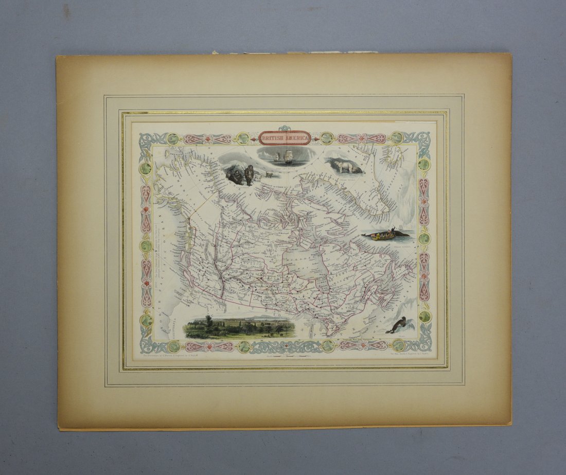 "British America" by John Tallis, London, c1851 (1 of 8)