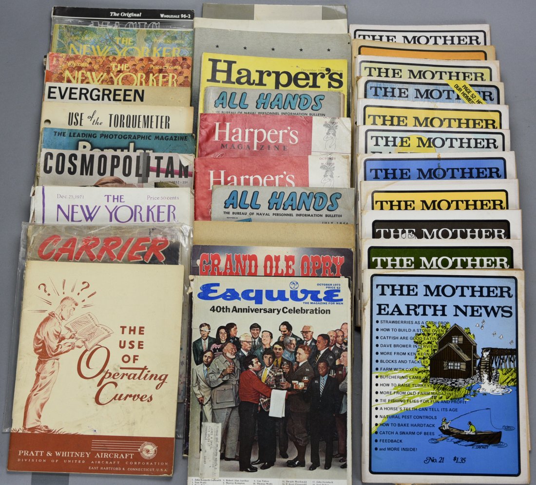 Group of 31 Vintage 1930s-70s Magazines: Group of 31 Vintage 1930s-70s Magazines.