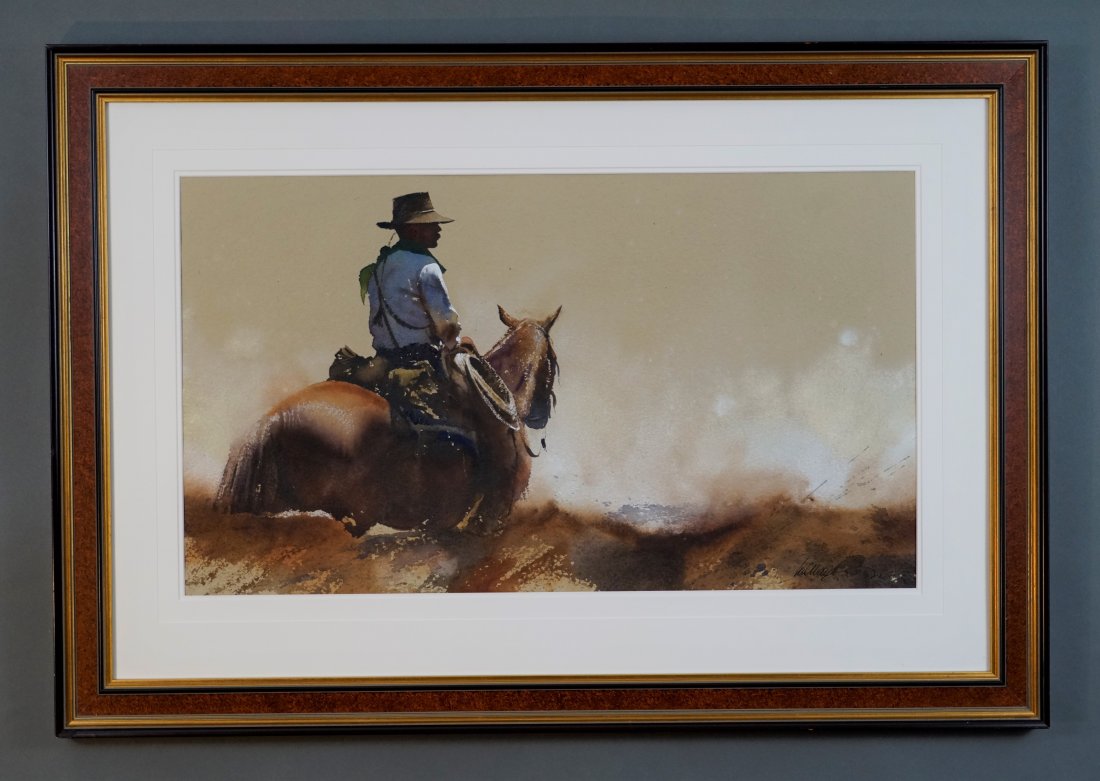 Matthews, William. MID DAY DUST Watercolor on Paper (1 of 6)