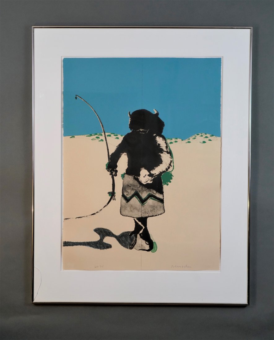 Scholder, Fritz. BUFFALO DANCER Lithograph Print (1 of 5)