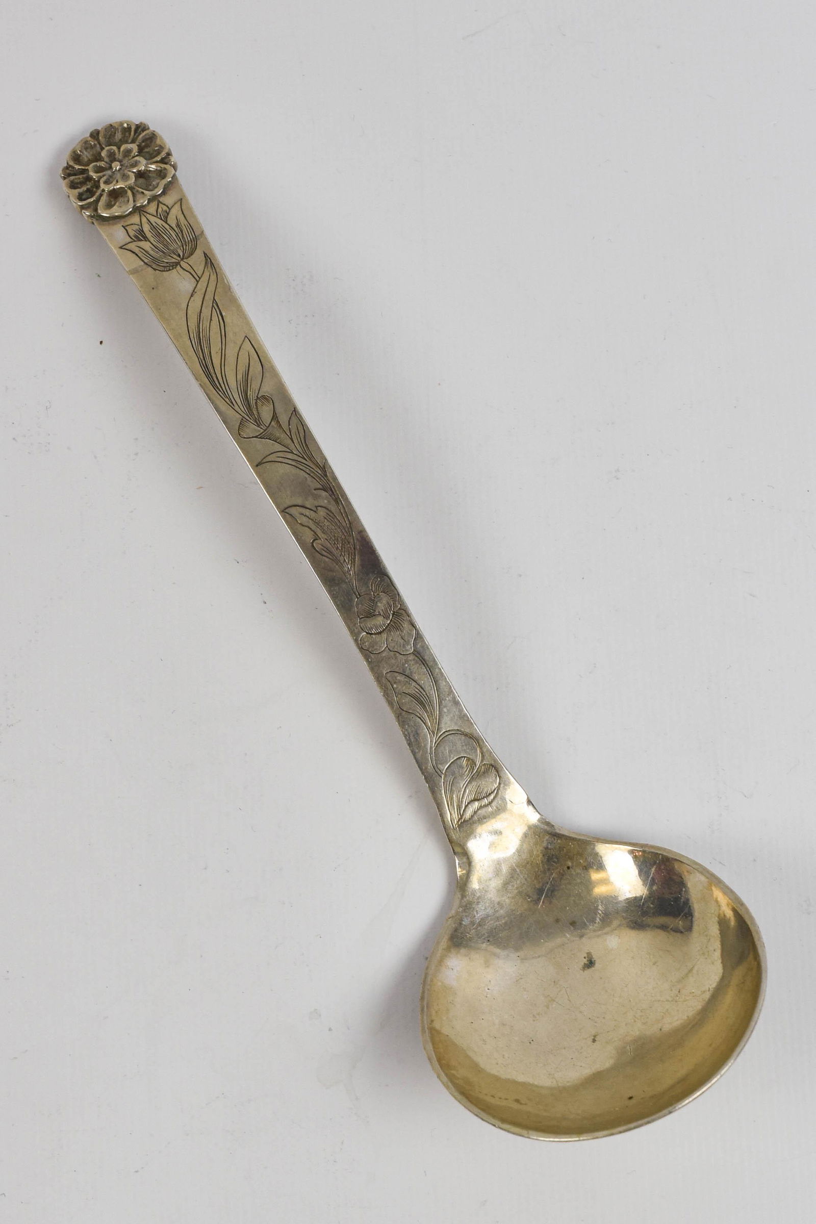 Dutch 1754 Sterling Silver Serving Ladle (1 of 3)