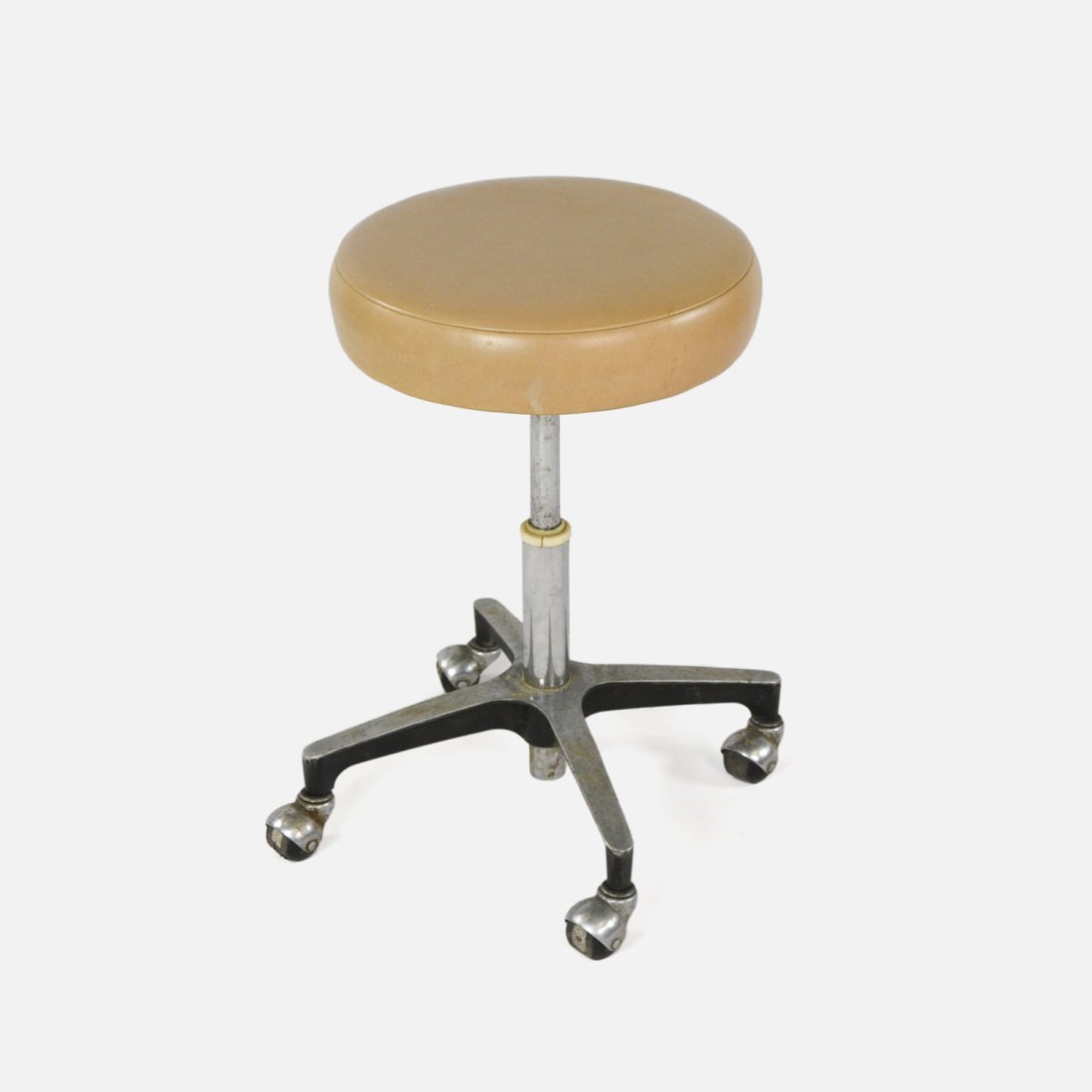 Del-Tube Dental Swivel Chair: Ca. mid 20thC. Produced by Del-Tube Corp, WI for dental applications.