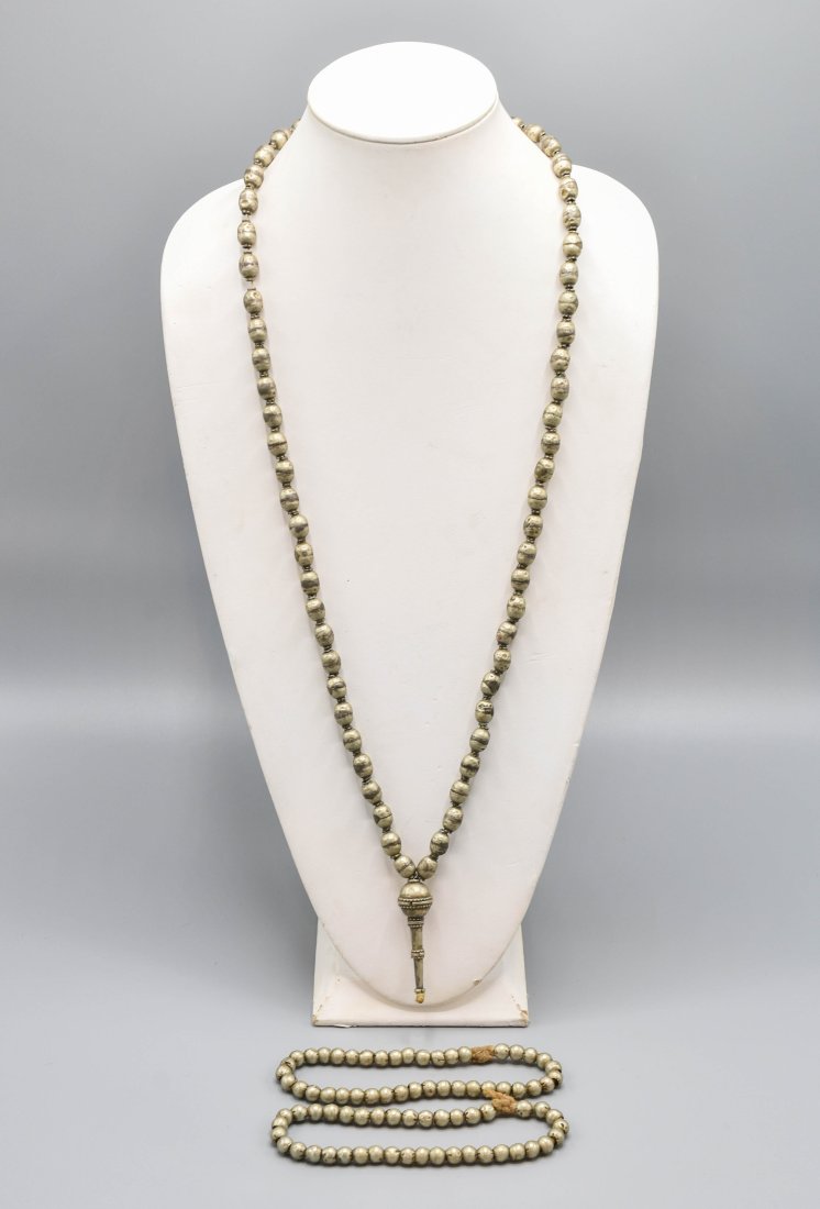 Antique Silver Beads Prayer Chaplet Pendant (1 of 6)